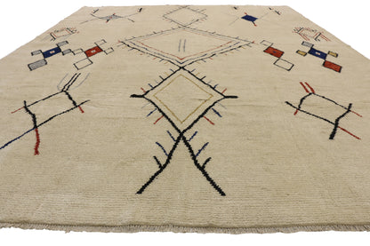 10 x 14 Contemporary Moroccan Area Rug 80520
