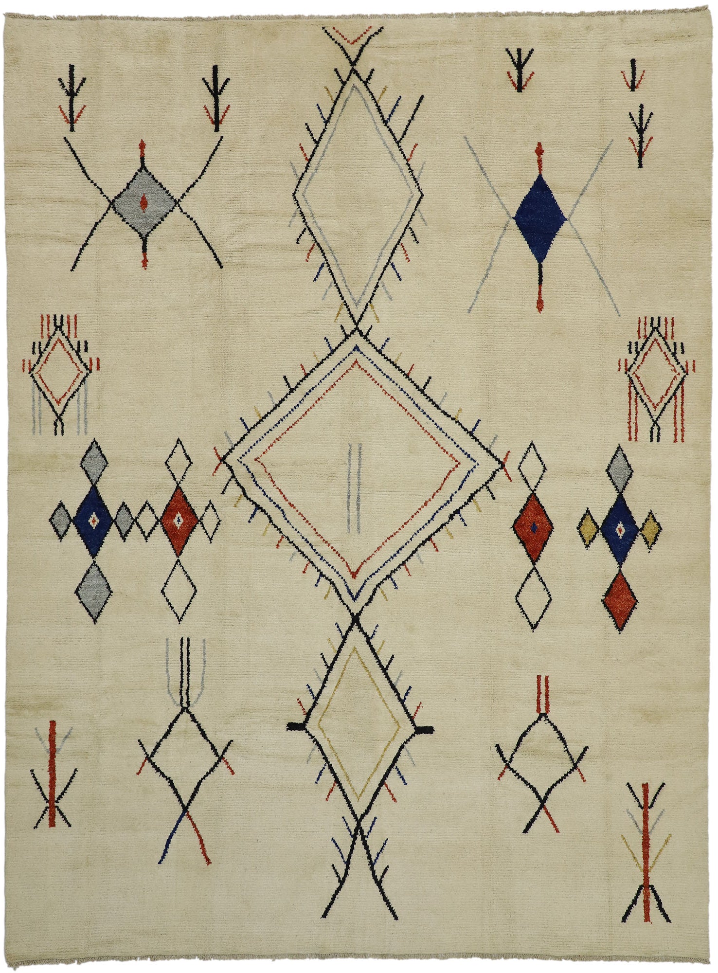 10 x 14 Contemporary Moroccan Area Rug 80520