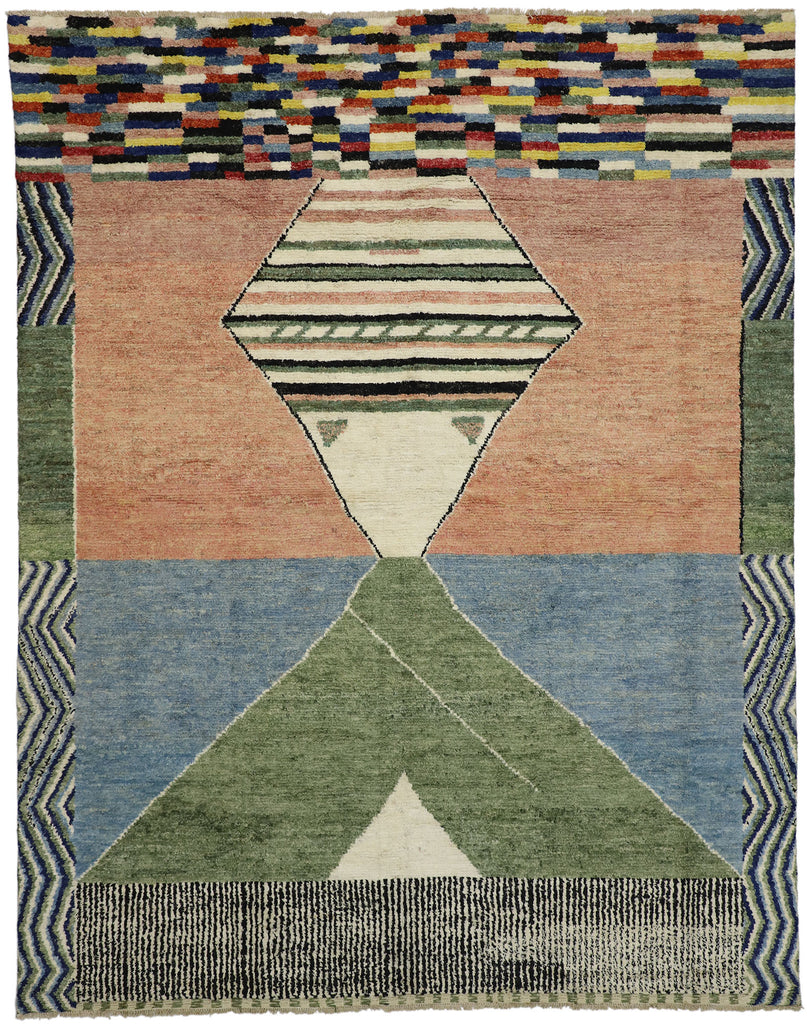 10 x 13 Large Moroccan Area Rug 80522