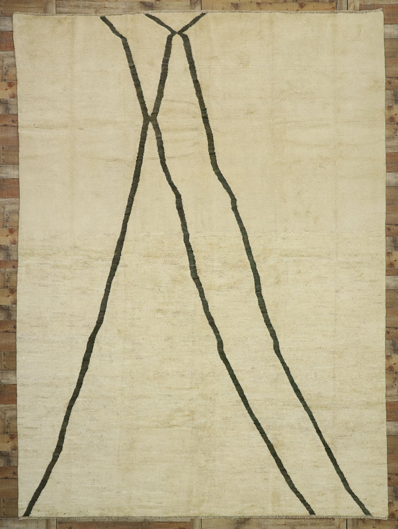 10 x 14 Contemporary Moroccan Area Rug 80523