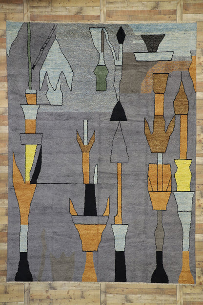 10 x 14 Contemporary Moroccan Rug 80533