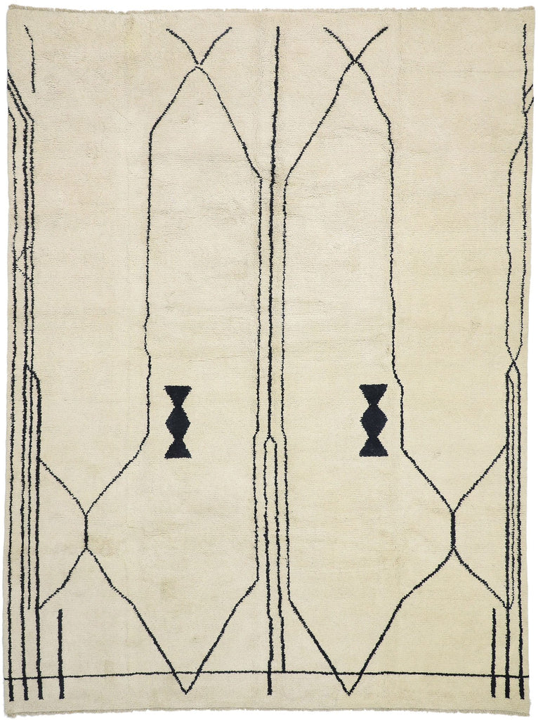 10 x 13 Large Moroccan Area Rug 80534