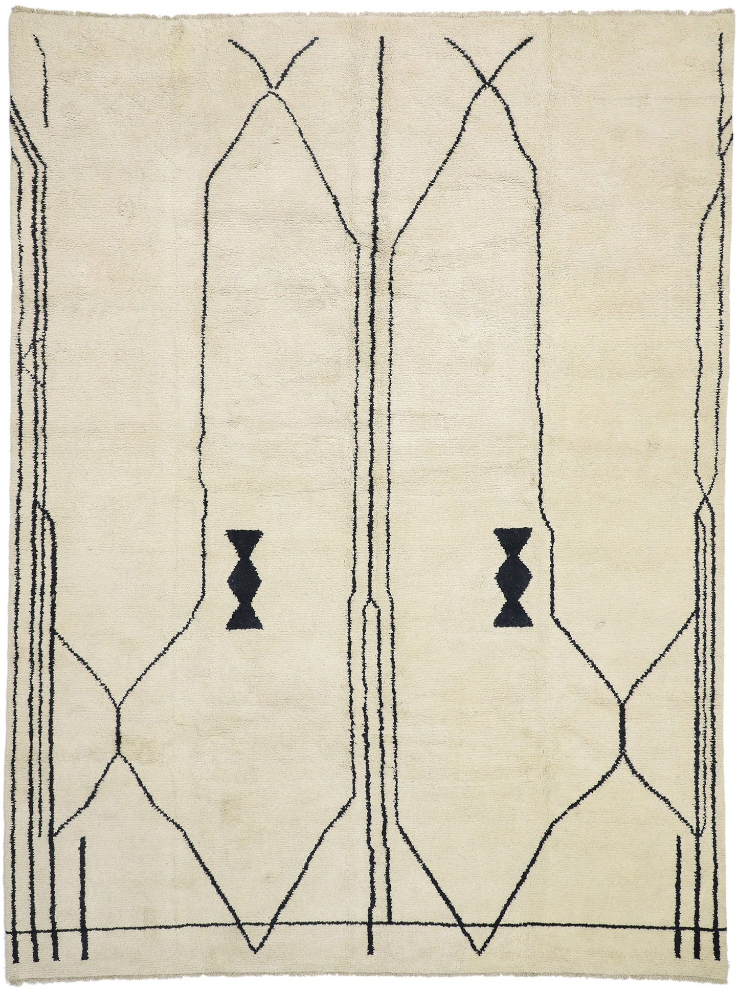 10 x 13 Large Moroccan Area Rug 80534