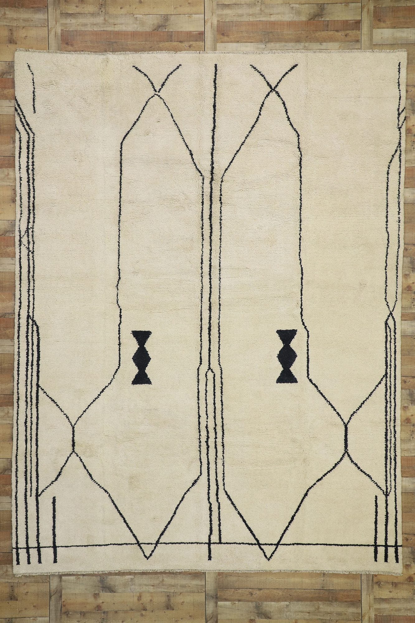 10 x 13 Large Moroccan Area Rug 80534