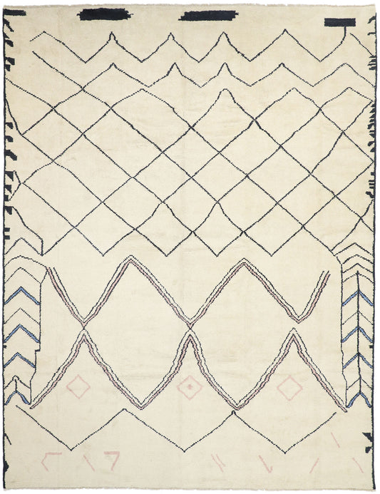 12 x 16 Large Modern Moroccan Rug 80538