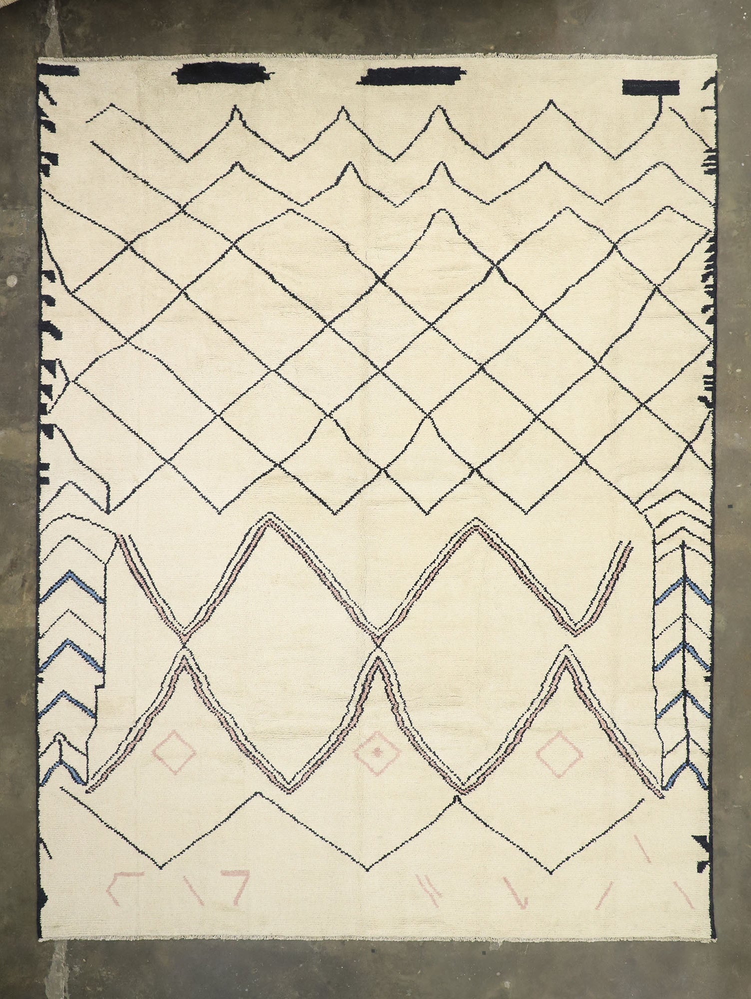 12 x 16 Large Modern Moroccan Rug 80538