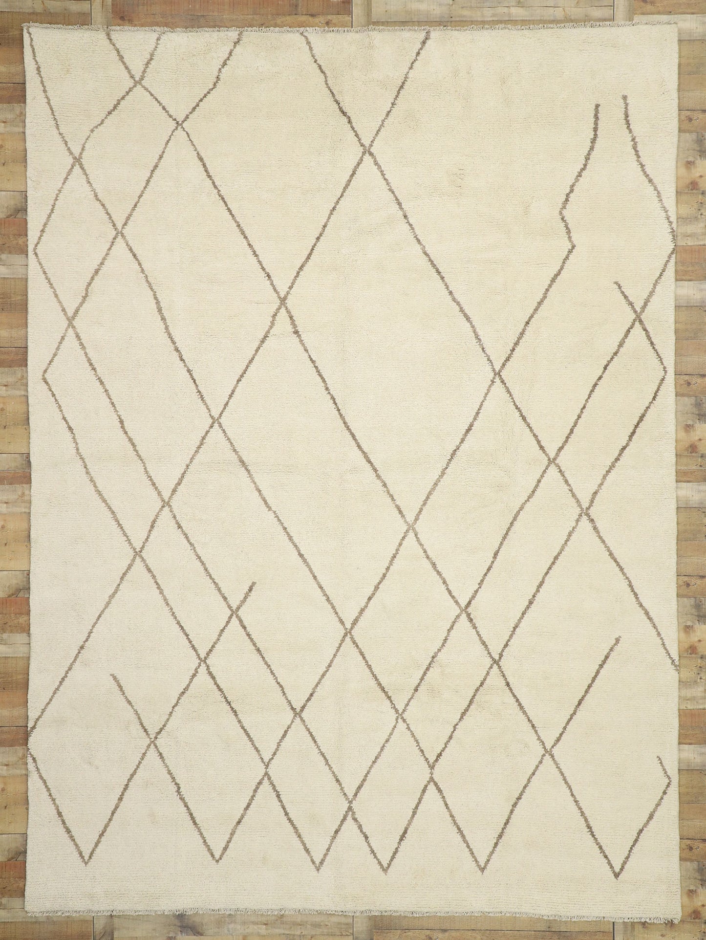 10 x 14 Modern Moroccan Area Rug 80541