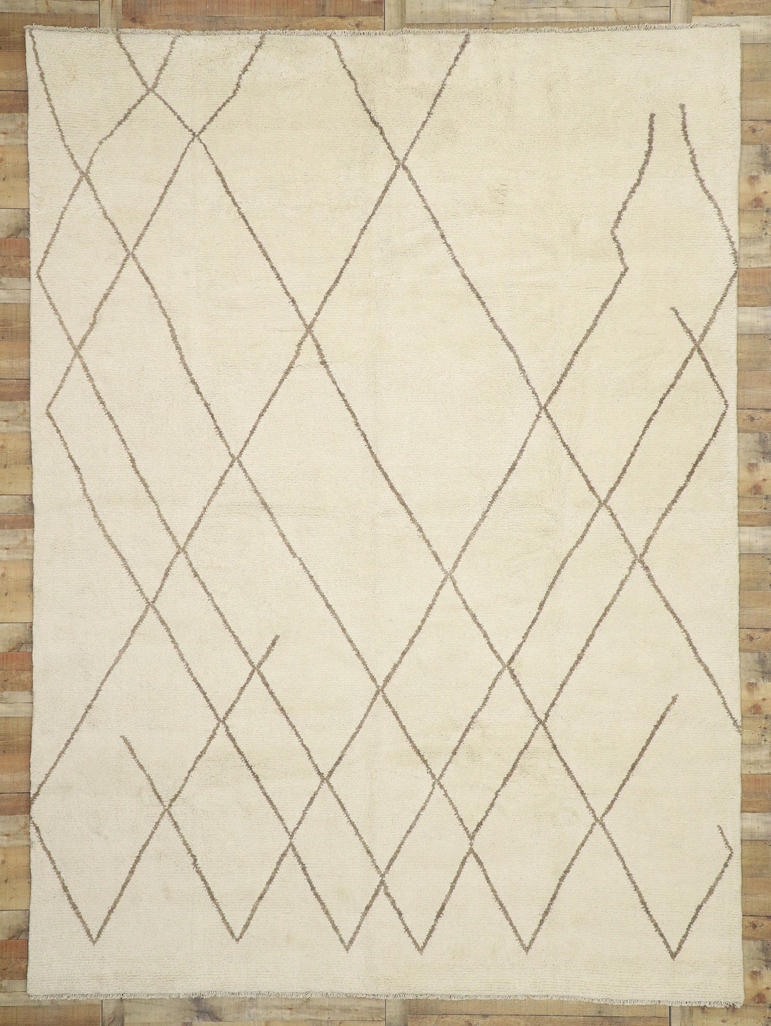 10 x 14 Modern Moroccan Area Rug 80541