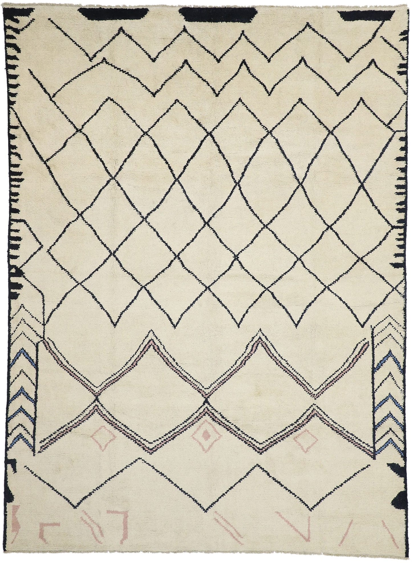 10 x 14 Contemporary Moroccan Area Rug 80542
