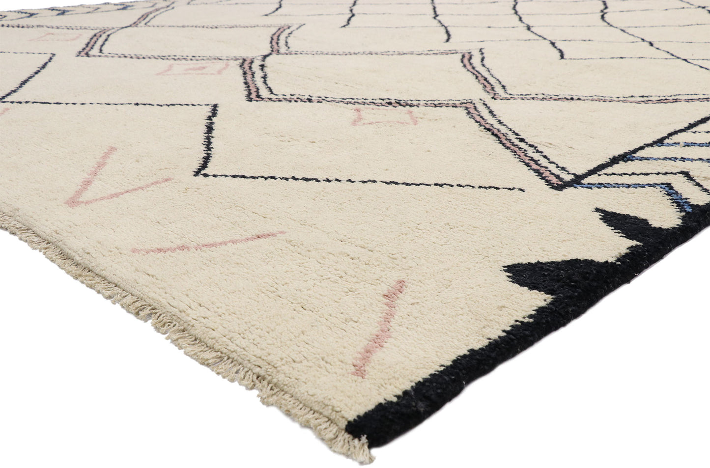 10 x 14 Contemporary Moroccan Area Rug 80542