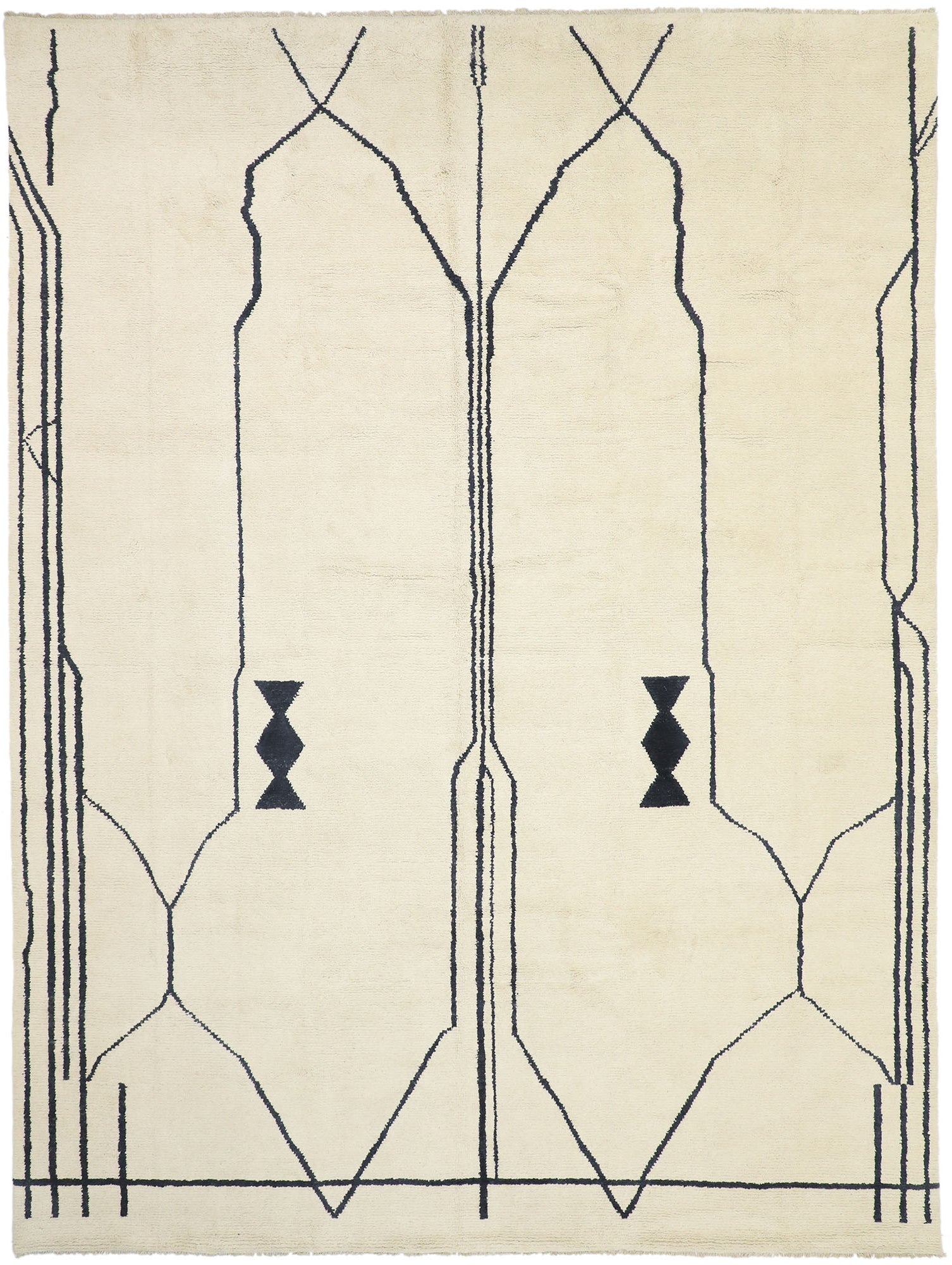 12 x 16 Contemporary Moroccan Area Rug 80546