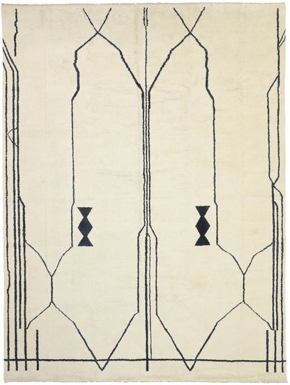 12 x 16 Contemporary Moroccan Area Rug 80546