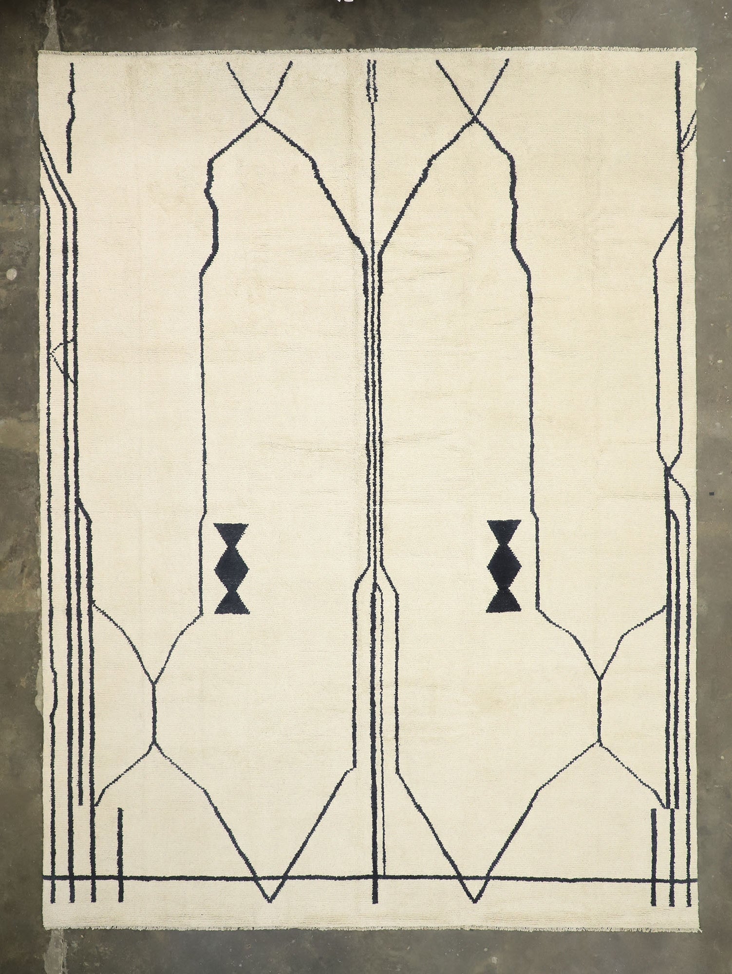12 x 16 Contemporary Moroccan Area Rug 80546