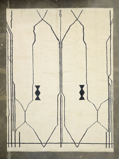 12 x 16 Contemporary Moroccan Area Rug 80546