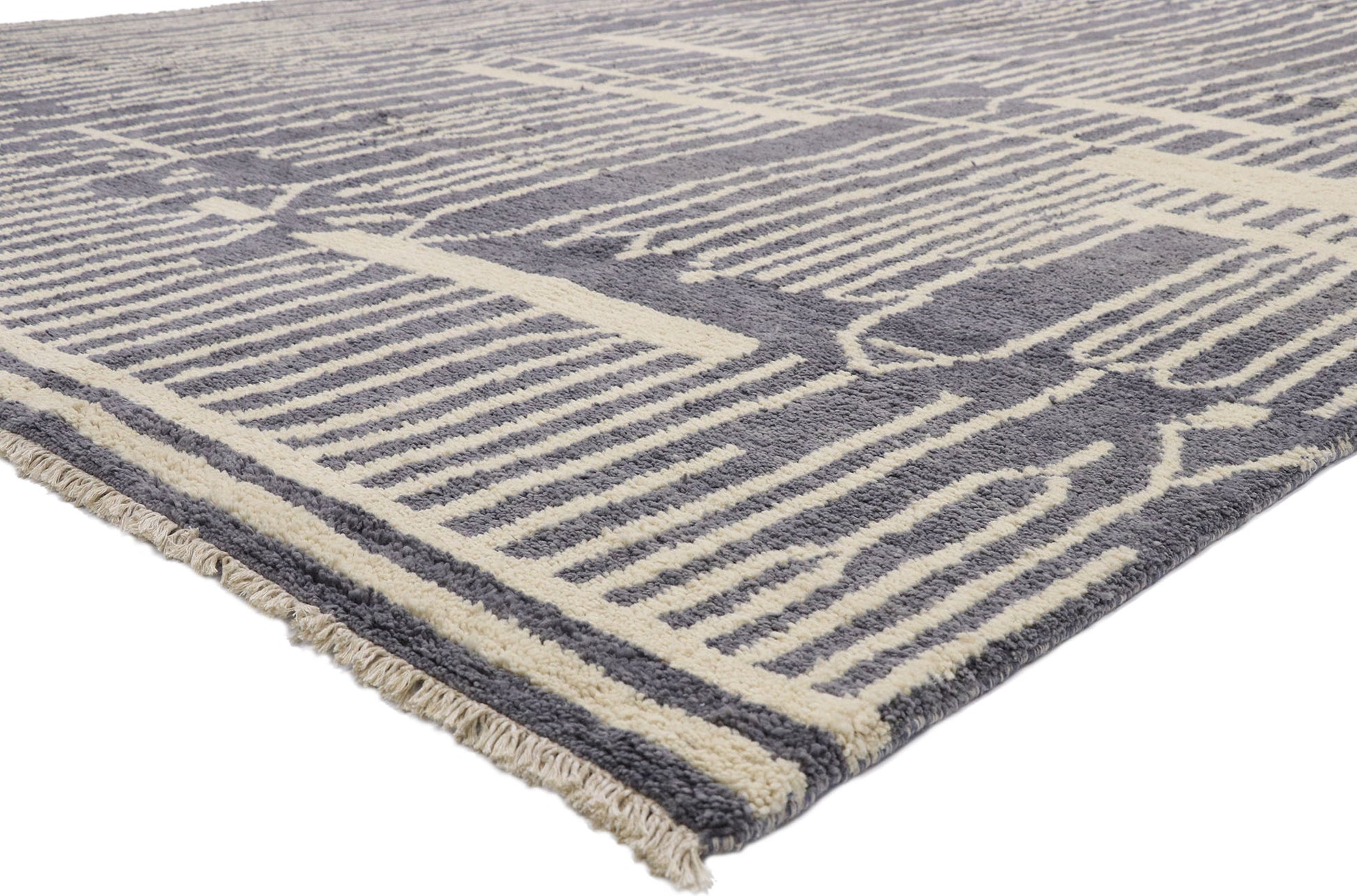 10 x 14 Contemporary Moroccan Area Rug 80548