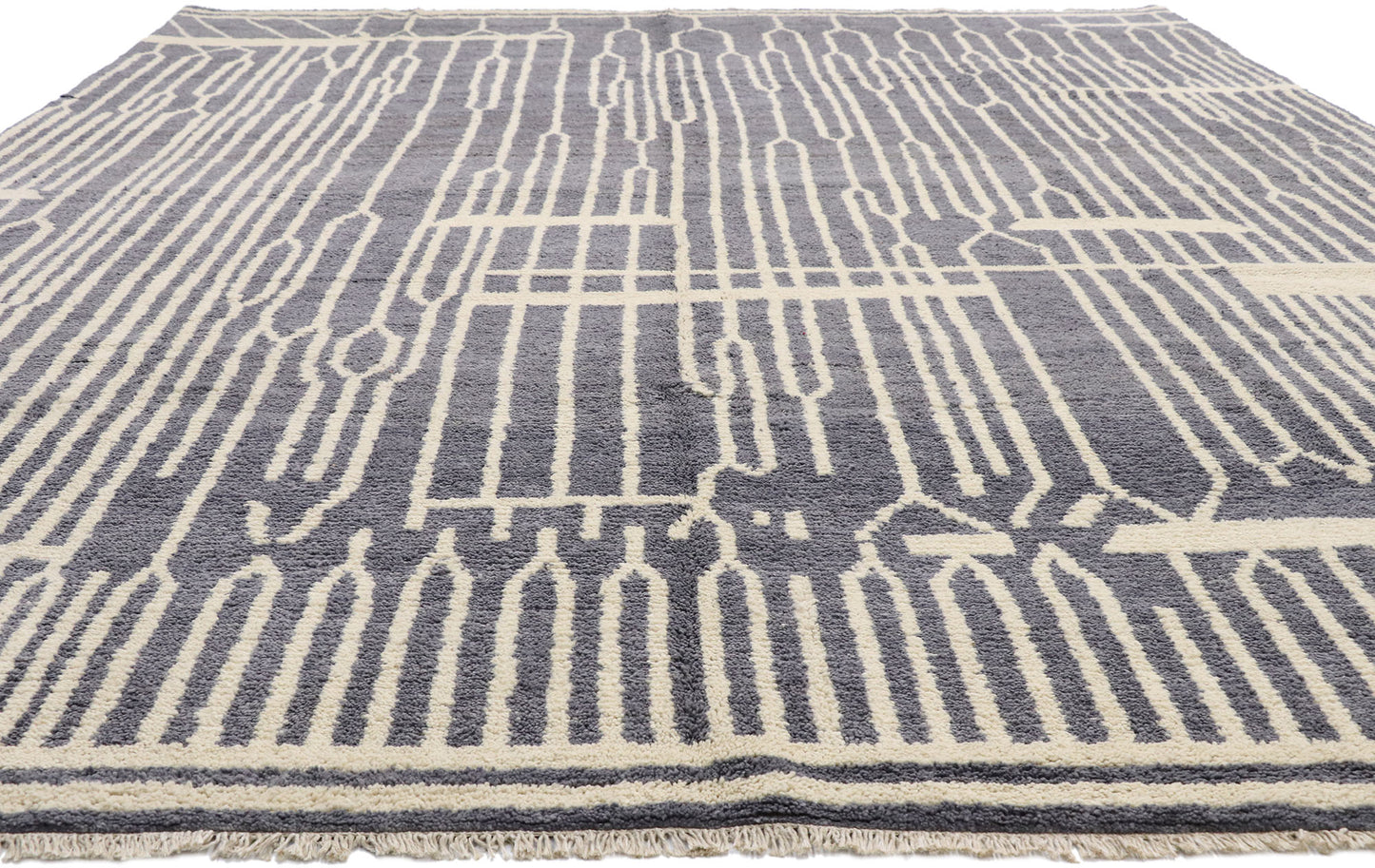 10 x 14 Contemporary Moroccan Area Rug 80548