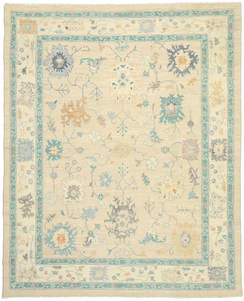 10 x 12 Colorful Oushak Rug 80550