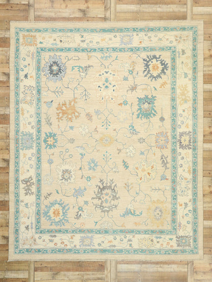 10 x 12 Colorful Oushak Rug 80550