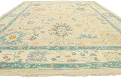 10 x 12 Colorful Oushak Rug 80550