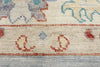 9 x 12 Colorful Blue Oushak Rug 80551