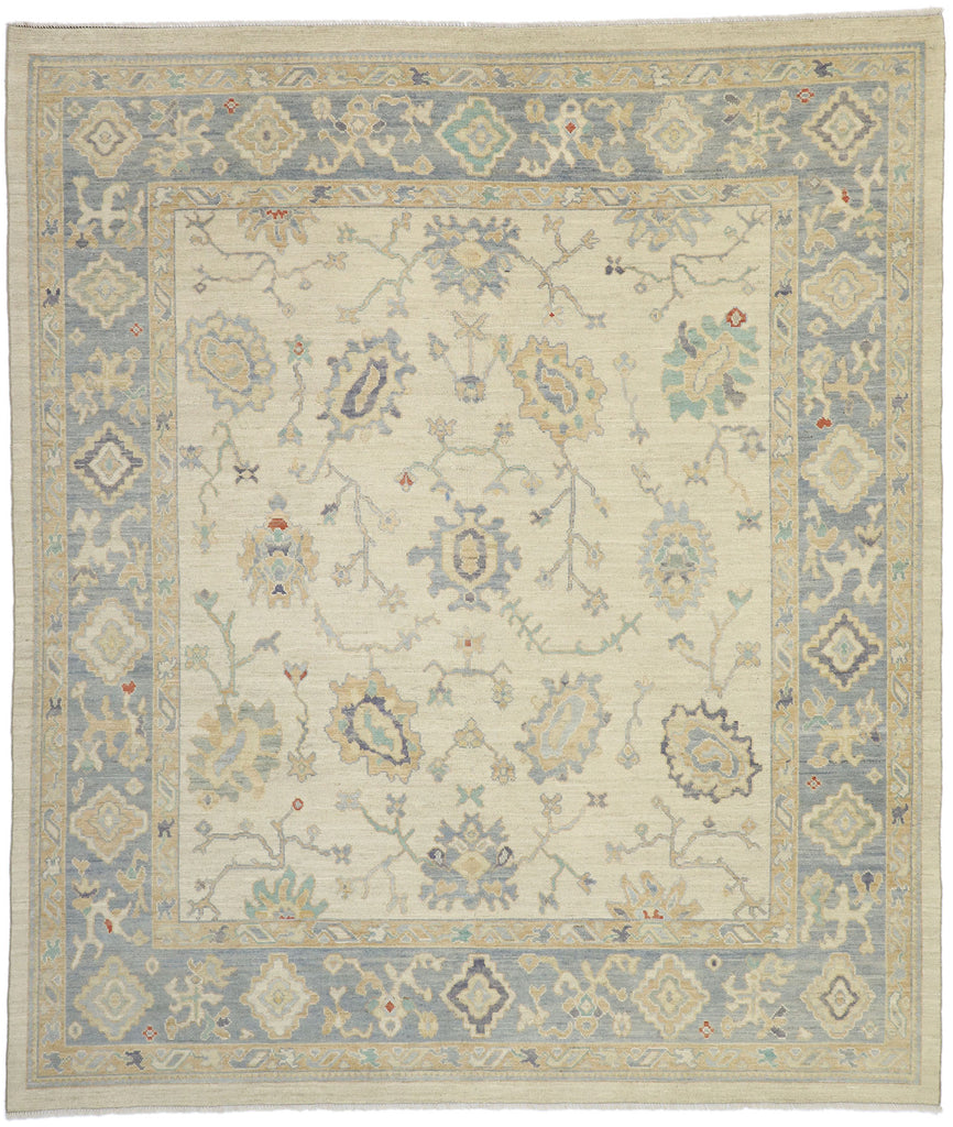 10 x 11 Transitional Oushak Rug 80553