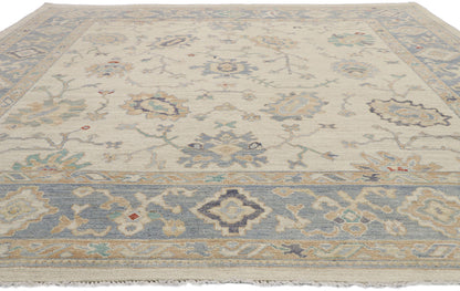 10 x 11 Transitional Oushak Rug 80553