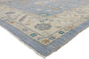 12 x 15 Colorful Blue Oushak Rug 80555