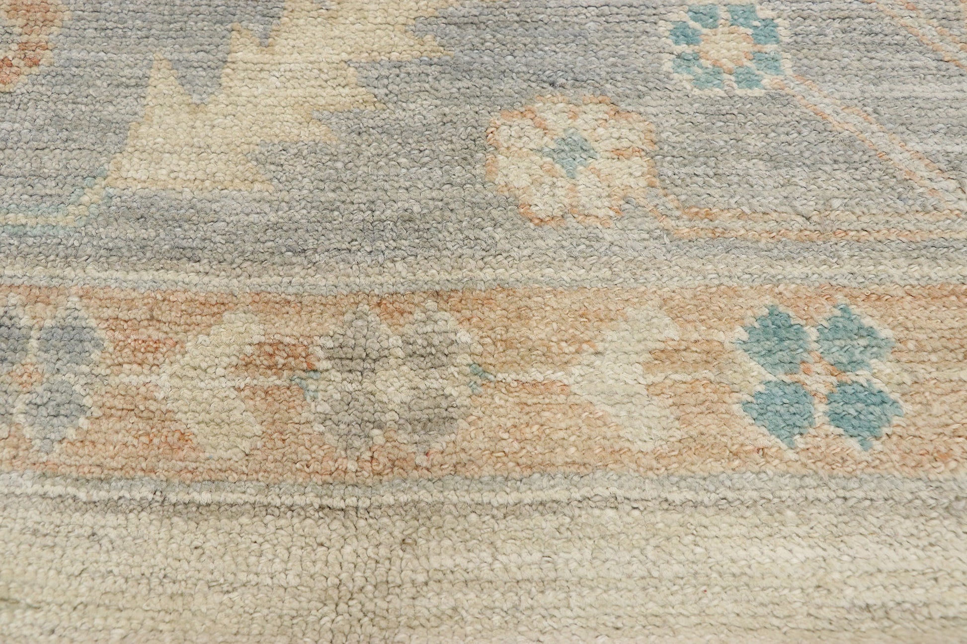 12 x 15 Earth-Tone Oushak Rug 80557