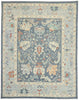 12 x 15 Colorful Blue Oushak Rug 80558