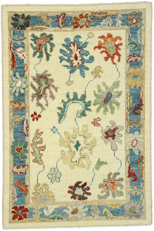 3 x 5 Colorful Oushak Rug 80561
