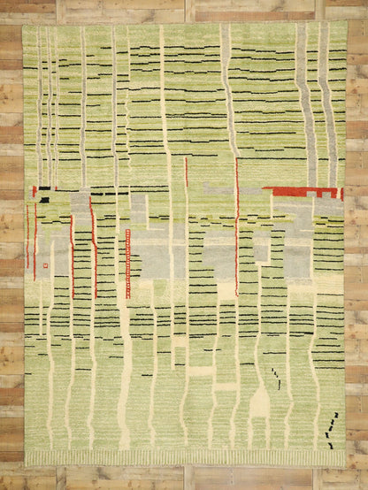 10 x 14 Contemporary Moroccan Rug 80565