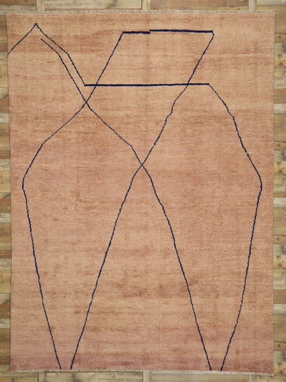 10 x 14 Contemporary Moroccan Rug 80566