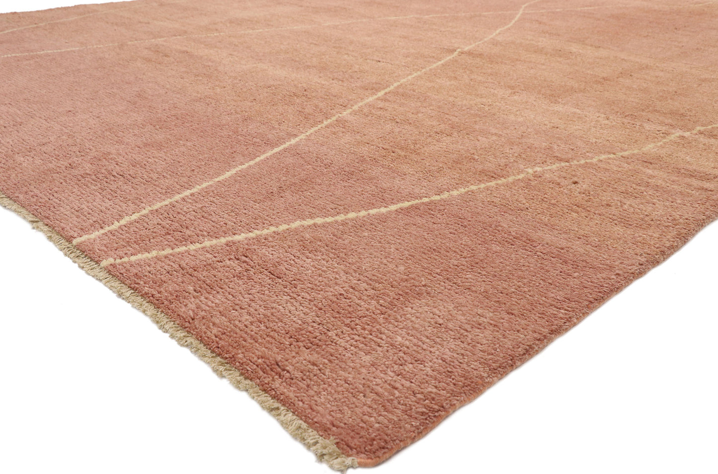 10 x 13 Contemporary Pink Moroccan Rug 80568
