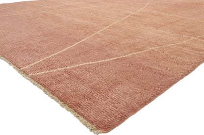 10 x 13 Contemporary Pink Moroccan Rug 80568