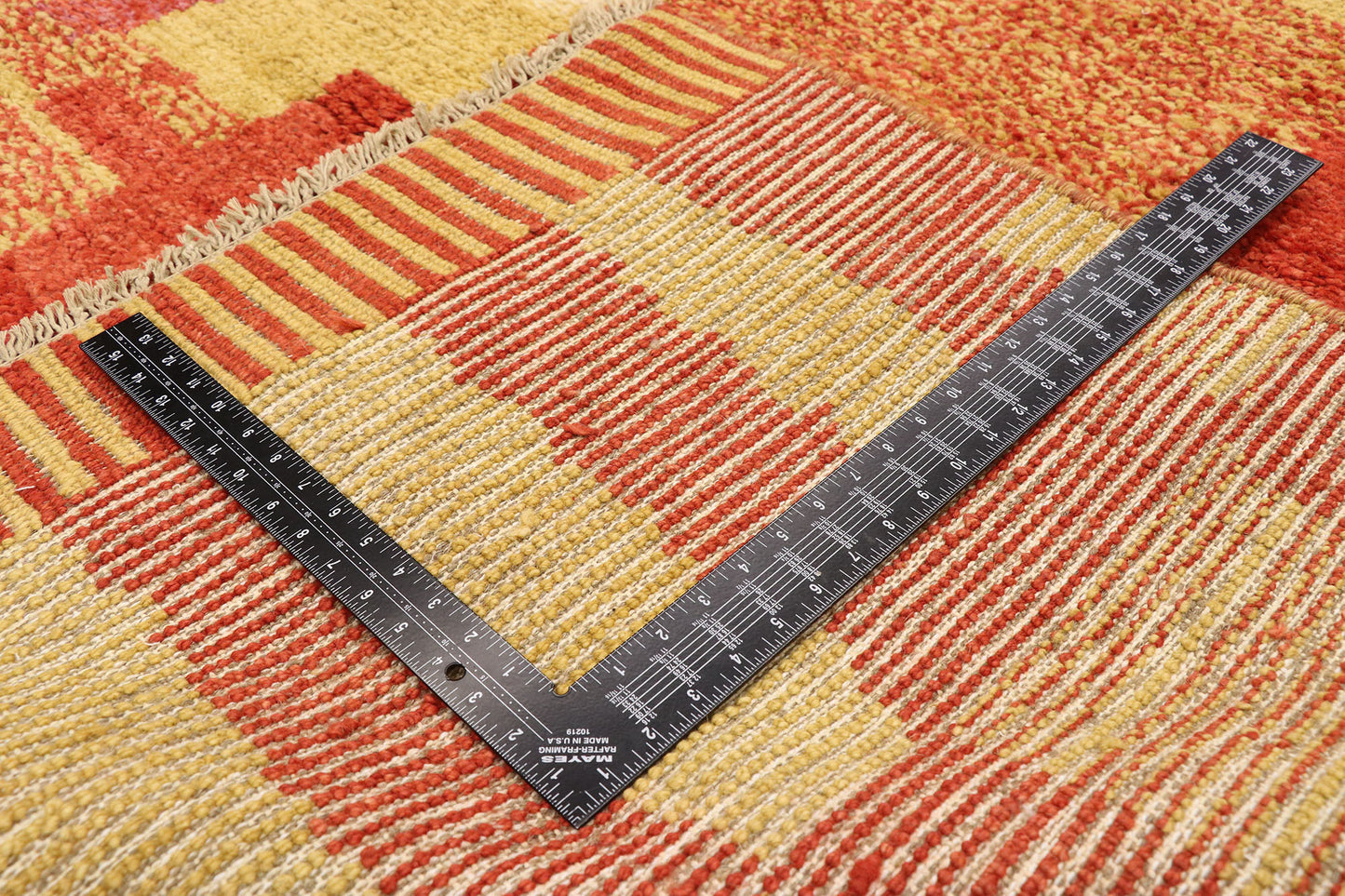 10 x 14 Color Block Moroccan Rug 80569