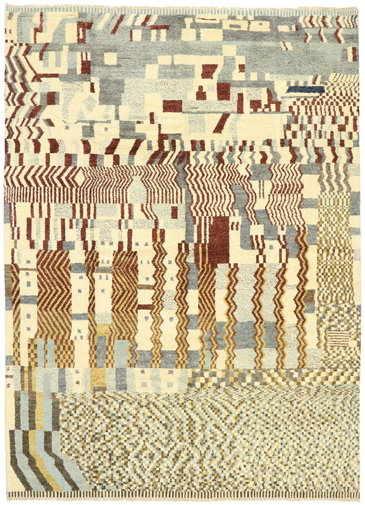 10 x 14 Contemporary Moroccan Rug 80574