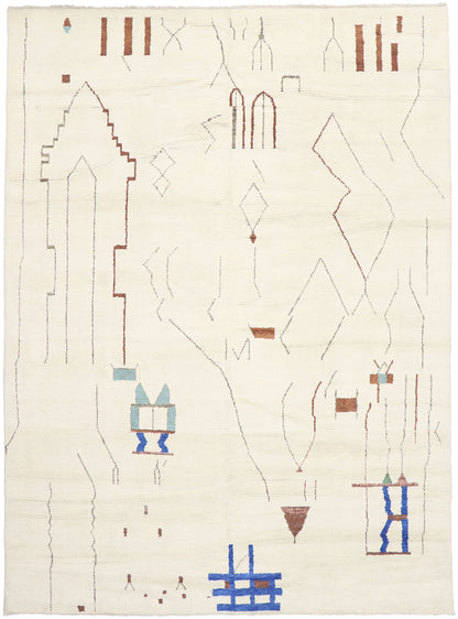 10 x 14 Contemporary Moroccan Rug 80576
