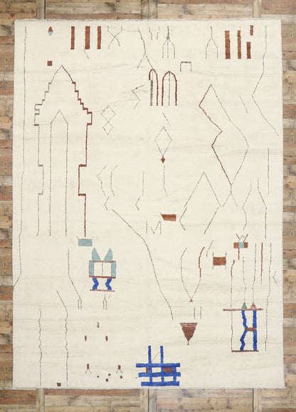 10 x 14 Contemporary Moroccan Rug 80576