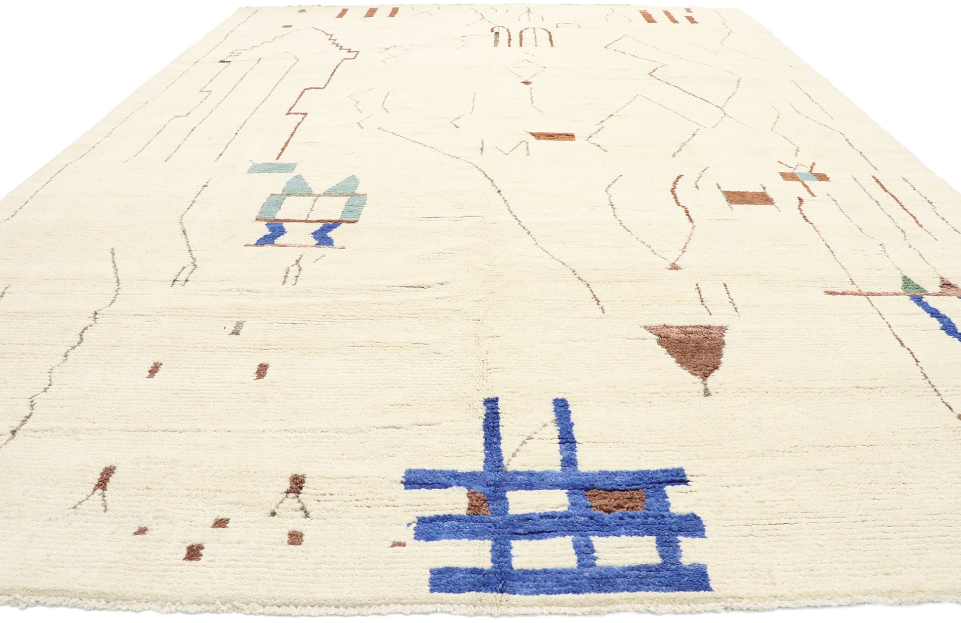 10 x 14 Contemporary Moroccan Rug 80576