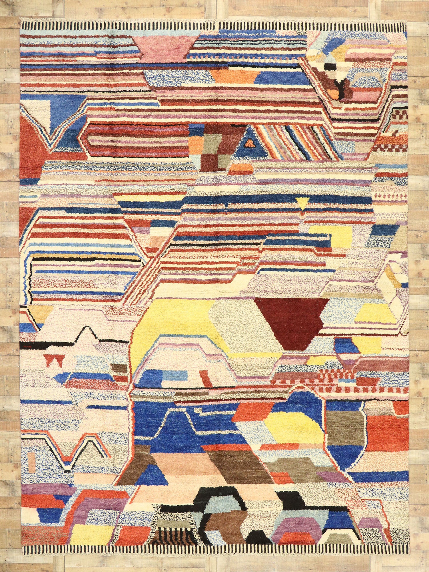 10 x 14 Contemporary Moroccan Rug 80578