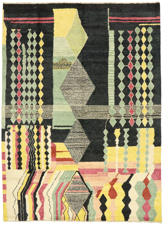 10 x 14 Abstract Moroccan Area Rug 80579