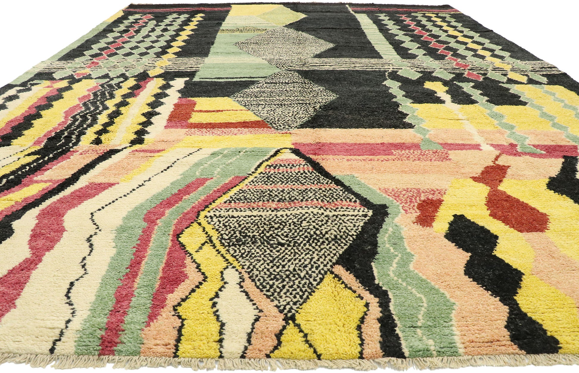 10 x 14 Abstract Moroccan Area Rug 80579