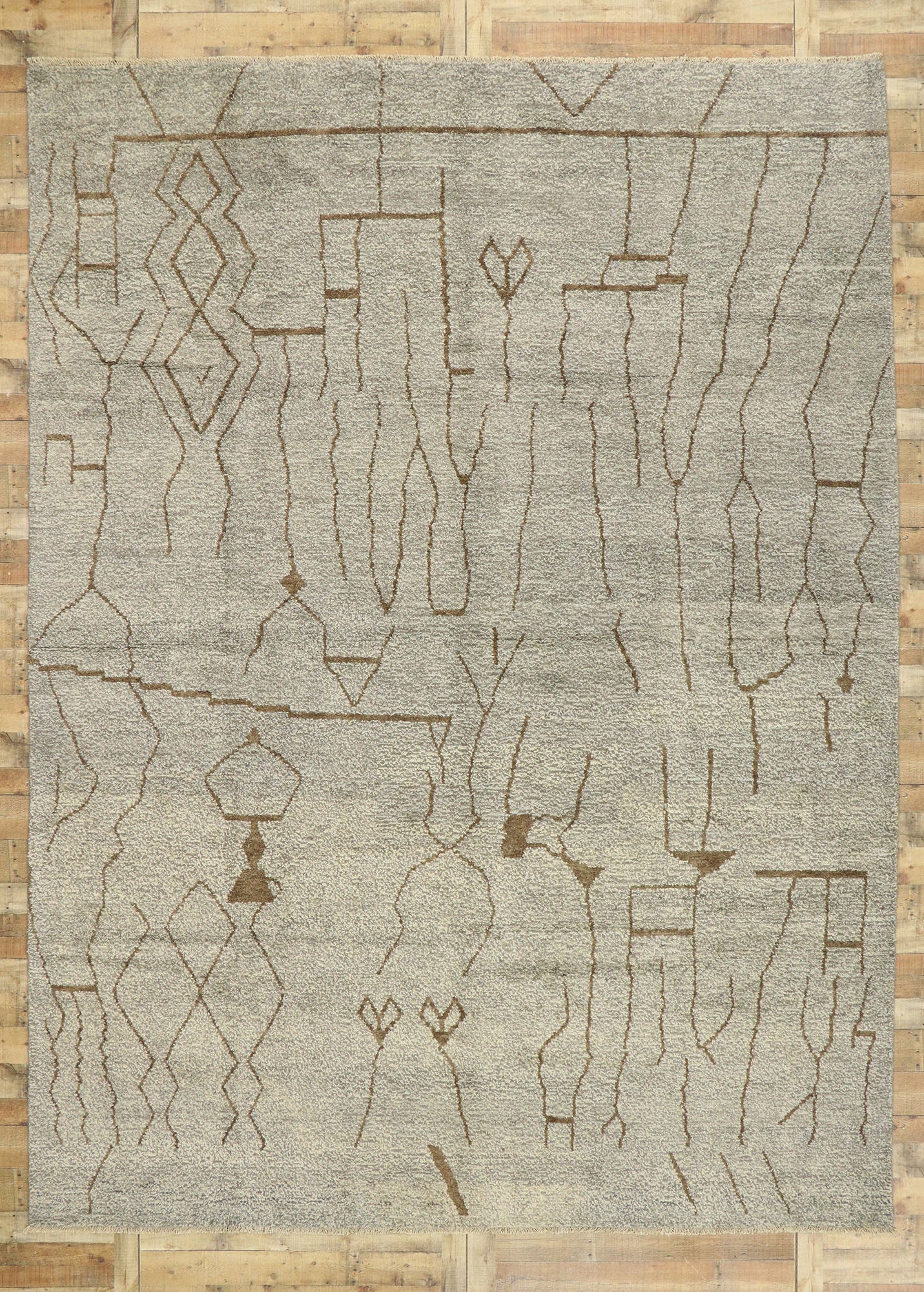 11 x 14 Contemporary Moroccan Rug 80582