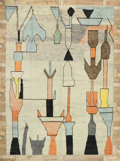 10 x 14 Contemporary Moroccan Rug 80584