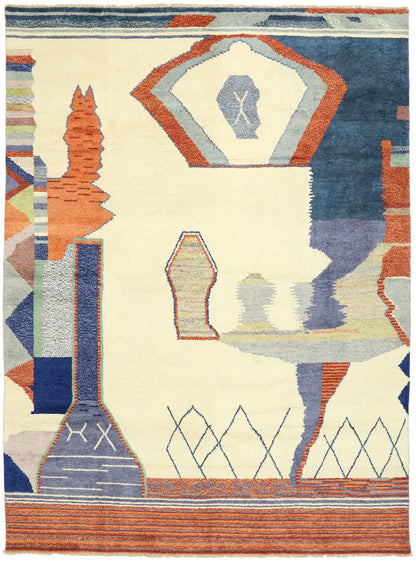 10 x 14 Contemporary Moroccan Rug 80585