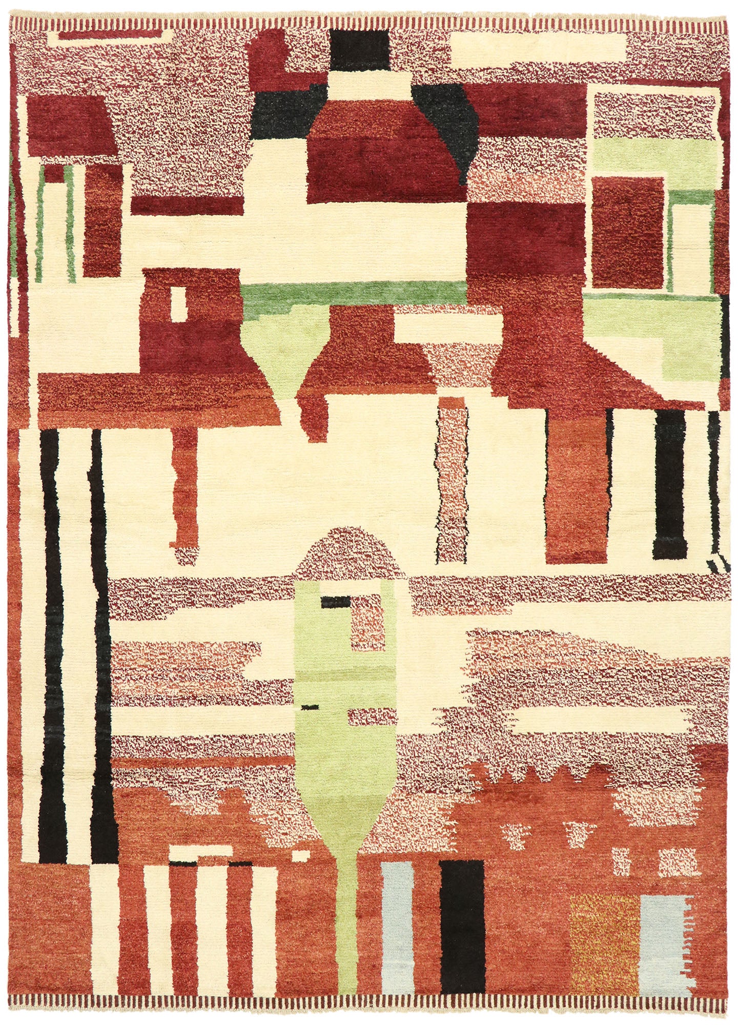 10 x 14 Contemporary Moroccan Rug 80588