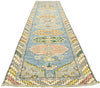 3 x 12 Contemporary Colorful Oushak Runner 80590