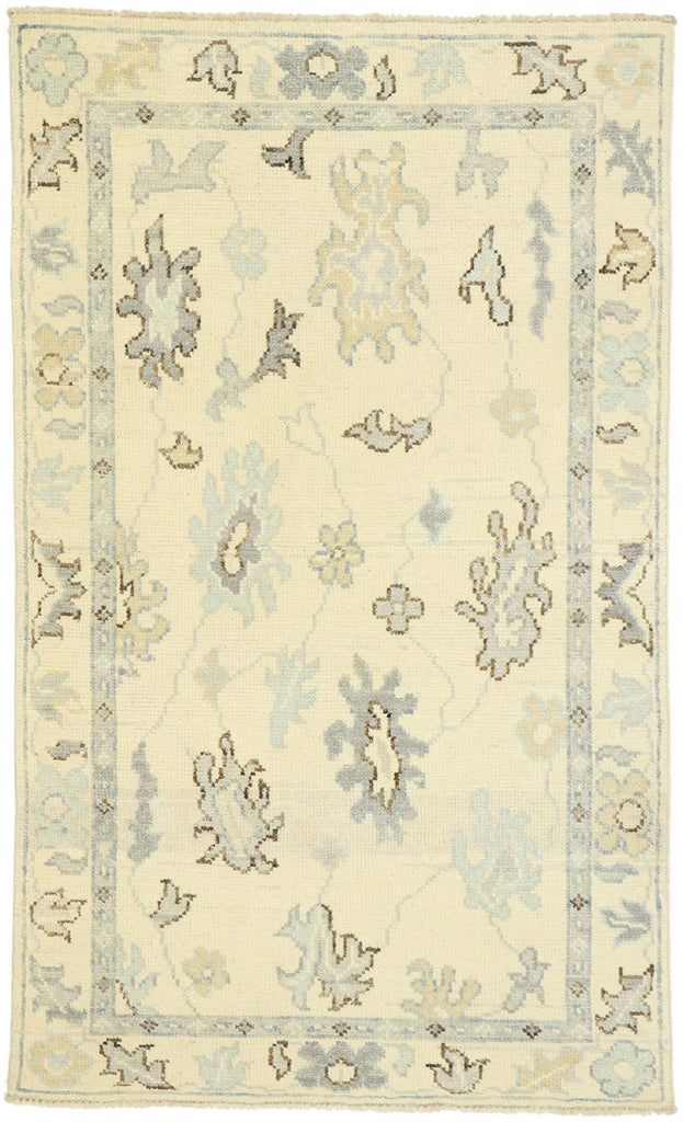 3 x 5 Modern Oushak Rug 80592