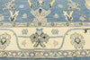 9 x 12 Colorful Blue Oushak Rug 80596