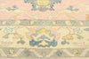 9 x 12 Colorful Pink Oushak Rug 80597